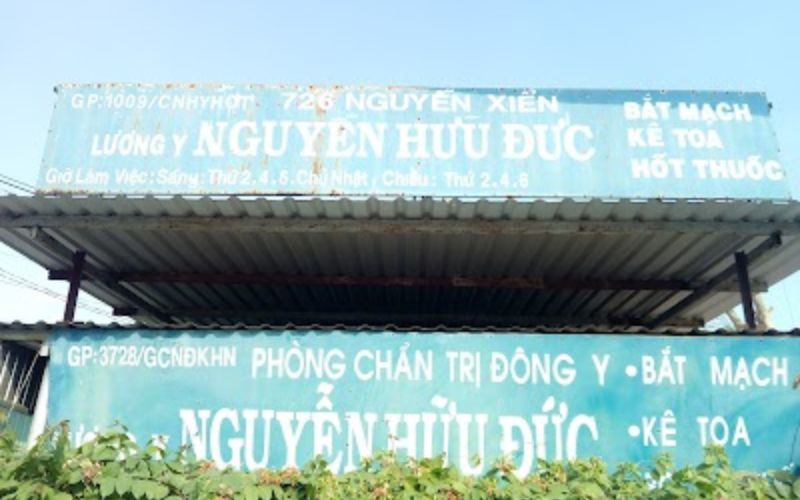 Phòng chẩn trị đông y - lương y Nguyễn Hữu Đức