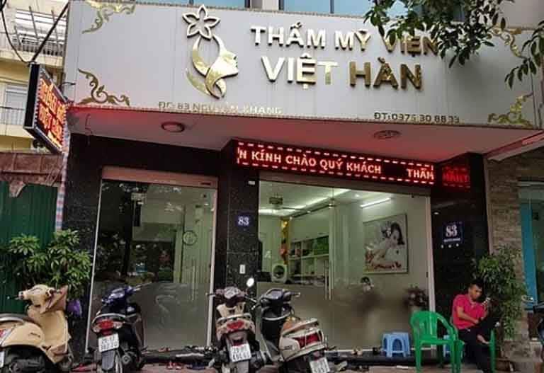 Thẩm mỹ viện quốc tế Việt – Hàn